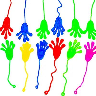 Produktbild von 12x Slime Spielzeug Klatschhand Kinder Mitgebsel - Kindergeburtstag, Klebrig
