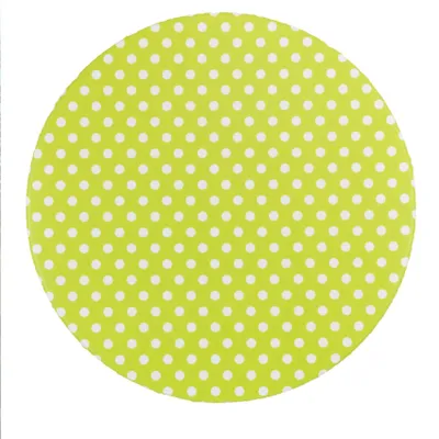 Immagine prodotto di Tovaglia elasticizzata verde, a pois
