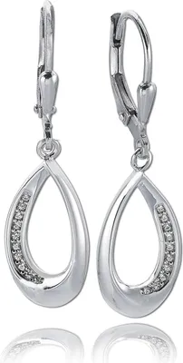 Produktbild von Balia Ohrhänger 3,5cm Silber 925 weiß, silber Damen Schmuck BAO0049SW