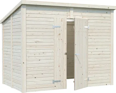 Produktbild von Palmako Gerätehaus Leif 4,5 m² - 16 mm Transparent tauchimprägniert