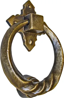 Türklopfer Messing Landhausstil, 120 x 95 mm