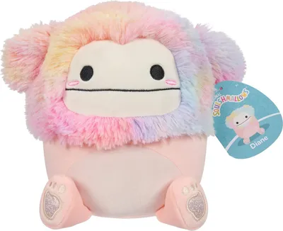 Produktbild von Squishmallows 19 cm (7,5") - Serie 18 - Diane der pfirsichfarbene Big-Foot