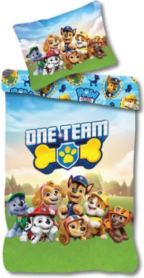 Produktbild von Paw Patrol One Team Kleinkind Bettbezug - 100 x 135 cm
