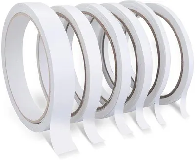 Immagine prodotto di Nastro adesivo doppio per hobby - Set da 6 rotoli, disponibile in diverse misure, ideale per scrapbooking e progetti creativi