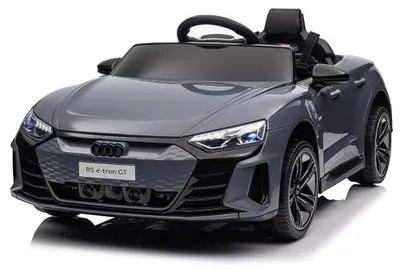 Image de Audi RS e-tron GT Voiture électrique pour enfants 12V avec musique,siège large, ceinture de sécurité réglable gris