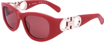 Zdjęcie produktu dla Damskie okulary przeciwsłoneczne Ferragamo SF1082S 600 RED 53/19/120