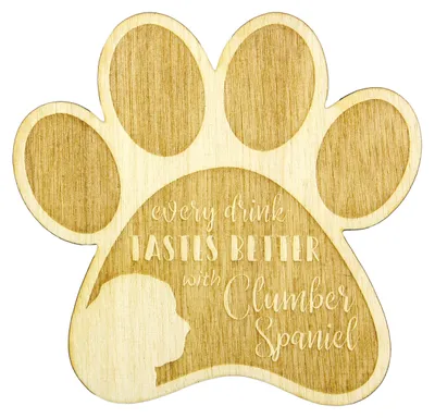 Productafbeelding van Art-Dog Onderzetter – Clumber Spaniel