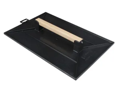 Produktbild von Toolland Reibebrett, Kunststoff, Holzgriff, 420 x 280 mm