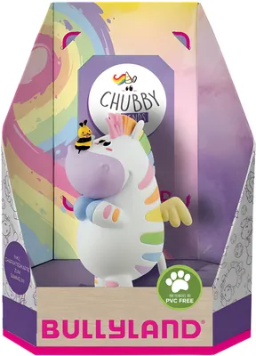 Obrázok produktu pre Bullyland Pummel & Friends - Sammelfigur (mit Charakterkarte) - Zebrasus & Hummel