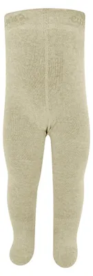 Produktbild von Kinderstrumpfhose aus Baumwolle – Beige Melange – 74