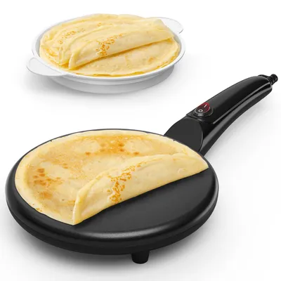 Immagine prodotto di SNAILAR Crepes Maker Crepiera elettrica Manico Rivestimento antiaderente Crepe