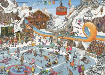 Image de Jan van Haasteren - Les Jeux d'hiver - Puzzle de 1000 pièces