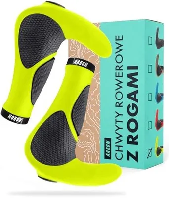 Zdjęcie produktu dla Uchwyty rowerowe ergonomiczne rogi kierownicy żelowa amortyzacja