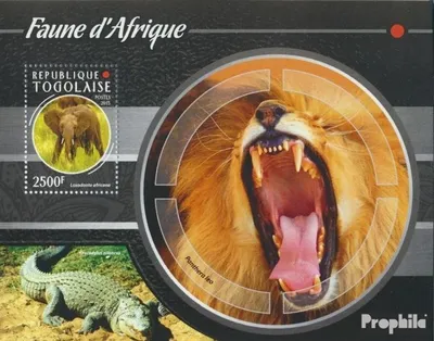 Produktbild von Briefmarken Togo 2015 Mi Block 1157 (kompl. Ausgabe) postfrisch Afrikanische Fauna