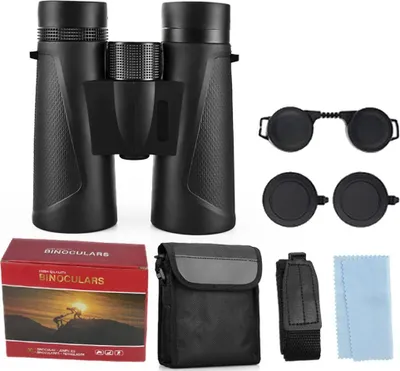 Produktbild von INF Fernglas 12x42 HD Schwarz - Ideal für Naturbeobachtung und Reisen