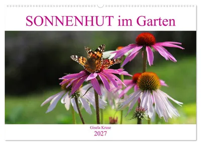 Produktbild von Sonnenhut im Garten (Wandkalender 2027 DIN A2 quer), CALVENDO Monatskalender