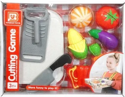 Produktbild von Obst und Gemüse zum Schneiden (Spielzeug, Rollenspiel)