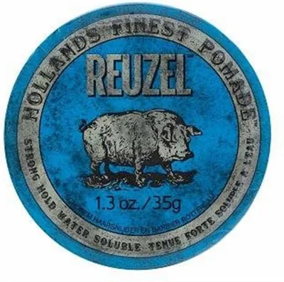 Obrázek produktu pro Reuzel Blue Pomade pomáda na vlasy pro silnou fixaci 35 ml