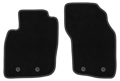 Produktbild von Velours-Fußmatten Vorne für Volvo V40 I 1995-2004 (Kombi) – 2-tlg, Schwarz, passgenau – Wielganizator BASIC