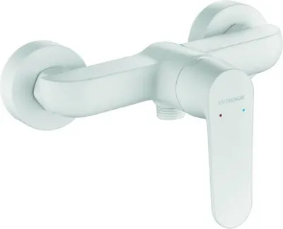 Produktbild von Duscharmatur Dusch-Batterie Wand-Batterie Brausearmatur weiß