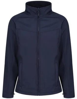 Produktbild von Regatta Uproar Herren Softshell-Fleecejacke, windabweisend LT381 (4XL) (Marineblau/Marineblau)