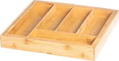 Produktbild von Verstellbarer Besteckkasten aus Bambus