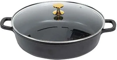 Produktbild von AluChef® Bräter, rund 32 cm / schwarz