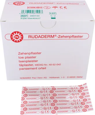 Produktbild von Noba Rudaderm Zehenpflaster (20 x 100 = 2000 Stück)