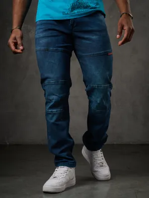 Produktbild von CD699 Herren Straight Fit-Jeans mit cooler Used-Waschung