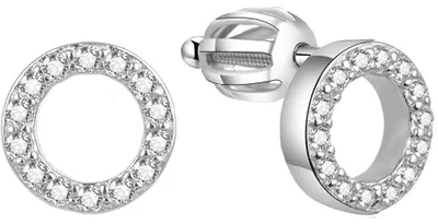 Produktbild von Silber schimmernde Ohrringe AGUP1461S