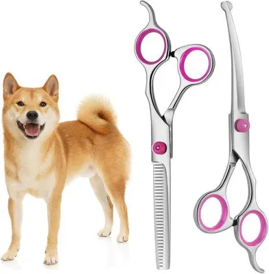 Produktbild von Famanu Haarschneider für Hunde und Katzen mit runden Sicherheitsspitzen - Professionell