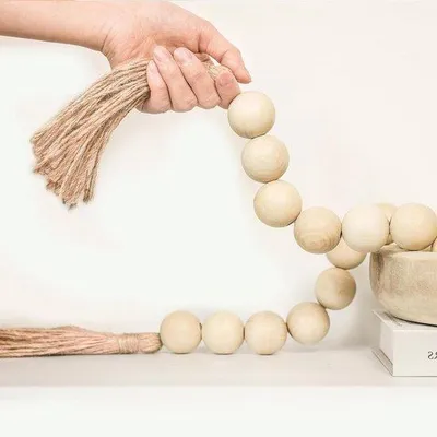 Obrázok produktu pre Drevená ozdobná konzola – Dekoratívne doplnky – Dekorácia do interiéru – Veľká ozdobná konzola – dĺžka 170 cm – prírodná