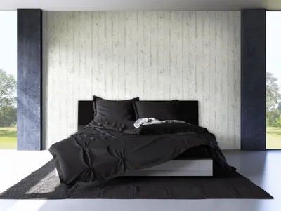 Produktbild von NEWROOM Tapete Grau Vliestapete Beton - Betonwand Modern Hellgrau Streifen Betonwand Architekt Industrial
