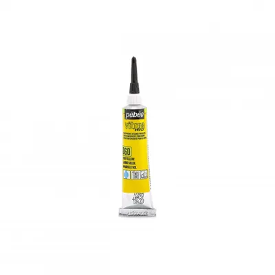 Image de Pebeo Vitrea 160 Relief Outliner, 20 ml, 60 jaune soleil
