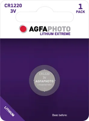 Produktbild von AgfaPhoto - Batterie CR1220 - Li - 35 mAh