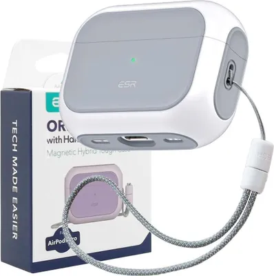 Image de Étui hybride Esr Orbit pour Airpods Pro, Magsafe (blanc)