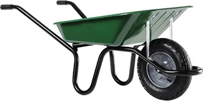 Image de Haemmerlin – Brouette Chantier Caisse Acier Peint 80 Litres - Outifrance