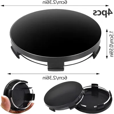 Set von 4 Radabdeckungen - 60 mm ABS Radkappen für Autos