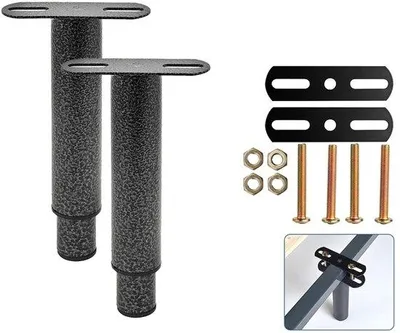 Immagine prodotto di Cassetti per letti a molle insacchettate - 2 pezzi - 18-33 cm - Piedini regolabili - Inclusi - Adatti anche per divani letto - Ricambi