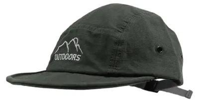 Immagine prodotto di Cappello da baseball, unisex, in cotone, visiera corta, regolabile, color verde militare