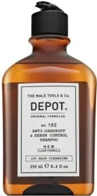 Immagine prodotto di Depot, 100 Hair Cleansing No. 102, Complesso botanico, Shampoo per capelli, Antiforfora e controllo del sebo, 250 ml