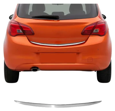 Image de Garniture de Hayon Coffre pour Opel Corsa E 2014-2019 acier inox, Image générée par une IA