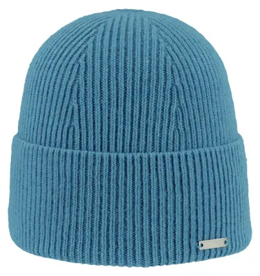 Produktbild von Beanie aus Kaschmir-Woll-Mix, blaugrundig, optimal wärmend, weich und klimaregulierend