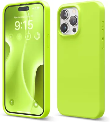 Immagine prodotto di Custodia Elago in silicone premium per iPhone 15 Pro Max verde lime