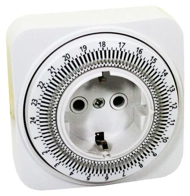 Zdjęcie produktu dla Timer Analogowy do Gniazdka EcoSavers Prosty Typ C i E