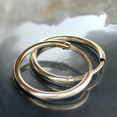 Produktbild von Creole 10mm glänzend 9Kt GOLD