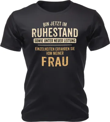Produktbild von T-Shirt Rente - Einzelheiten von meiner Frau - Größe L