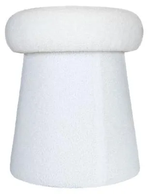 Produktbild von Mars & More hocker teddy wollweiss rund dia 40cm