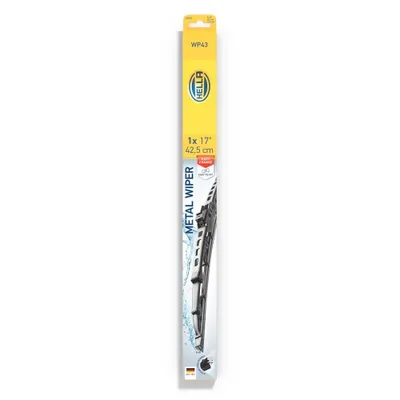 Produktbild von Hella 9XW, Scheibenwischerblatt, Schwarz, Gummi, 425 mm, Karton mit Aufhänger, 1 Stück(e)