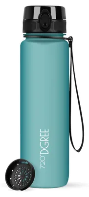 Produktbild von 720°DGREE Trinkflasche uberBottle softTouch mit Sieb ocean blue 1l